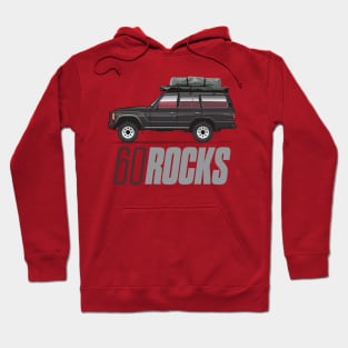 60 rocks-Black Hoodie